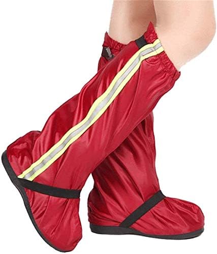 Waterproof Silicone Shoe Covers for Men & Women - Non-Slip Rain Boots & Hiking Gaiters Set - Durable Motorcycle & Snow Protection (Color: C, Size: D - X-Large)