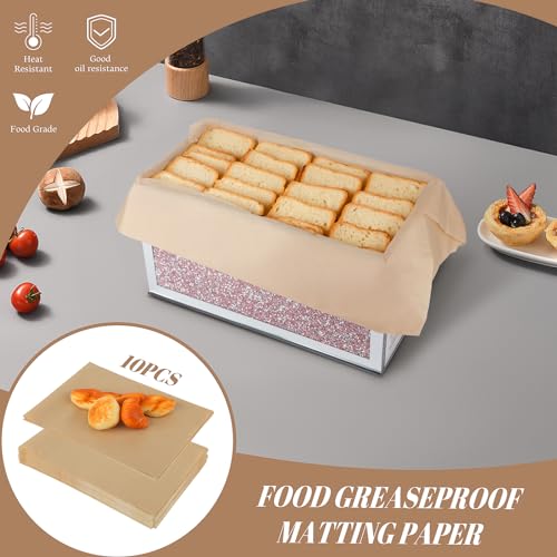 Panera de vidrio triturado para almacenamiento de pan en encimera y decoración de hogar 4