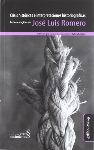 Portada de Crisis Historicas e Interpretaciones Historiograficas