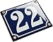 Placas de Dirección – Ceramica Numeros Casa Exterior Personalizada – 12x14 cm...