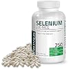 Bronson Selenium 200 mcg for Immune System, Thyroid, Prostate and Heart Health – Yeast Free Chelated Amino Acid Complex…