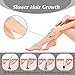 Crystal Hair Eraser,Reusable Crystal Hair Remover Magic Painless Exfoliation Hair Removal Tool, Magic Hair Eraser for Back Arms Legs Fast & Easy Crystal Hair Eraser for Women and Men - Silver