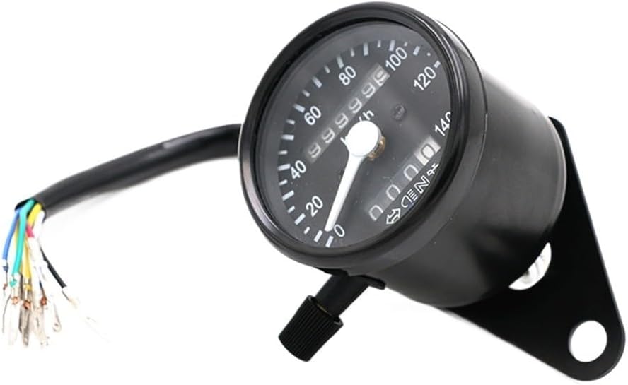 Motorcycle Odometer Gauge Universal Motorcycle Tachometer 12V Motorcycle Odometer Dual Tachometer Indicator Dashboard