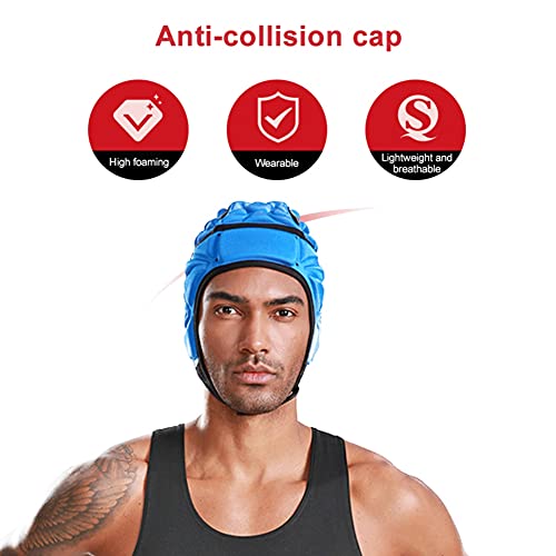 image for Glitter Star Rugby Helmet Flag Football Helmet Soft Helmet Adjustable 