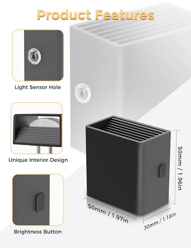 Image of DORESshop LED Night Lights Plug into Wall [2 Pack],Plug in Nightlight