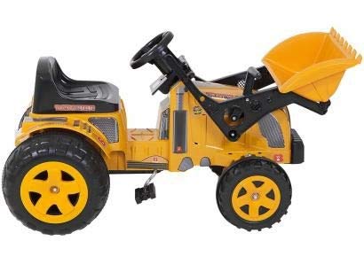 Kit Mini Trator A Pedal Fazendeiro Com Pá E Caçamba 317 - Biemme