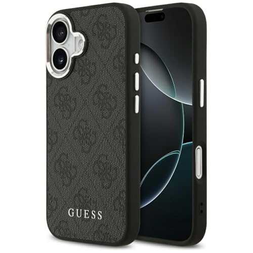 CG MOBILE Guess 4G Classic Logo kompatibel mit MagSafe HĂĽlle fĂĽr iPhone 17 (Schwarz)