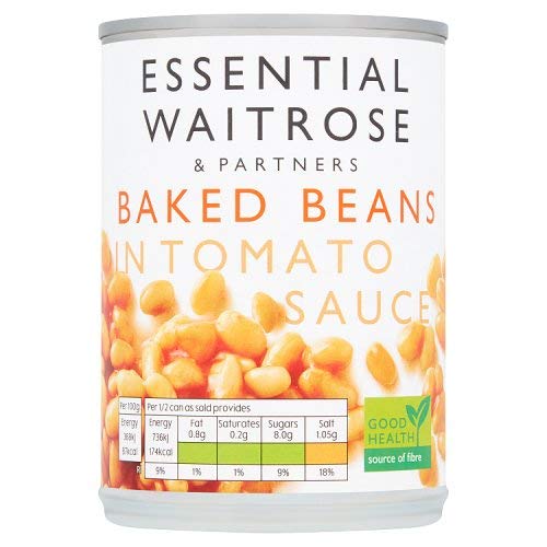 Essential Waitrose Baked Beans in Tomato Sauce 400g