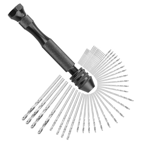 Set 62 Pezzi Trapano A Mano Con Punte - Per Legno, Plastica, Modellismo | Diametri 0.3-1.2mm - Foto 2