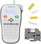 Rongta TH110 Bluetooth Handheld Label Maker Machine with 1 Tape, QWERTY Keyboard Portable Label Printer, for Home, Office, Organization
