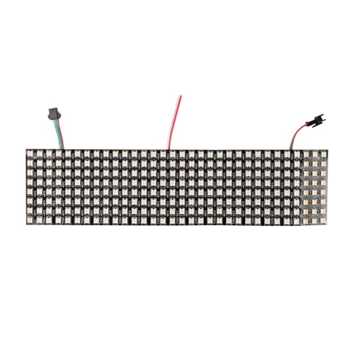 Image of Ieron WS2812B 8x32 256 Pixel Matrix RGB 5050 SMD Individually Addressable Flexible Strip for Customized Lighting Effects in Displays and Projects