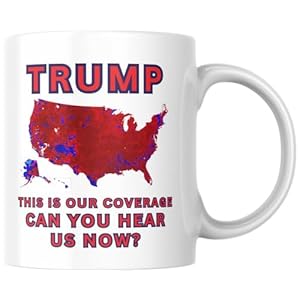 Poster Foundry Donald Trump Presidential Inauguration Election Map Hear Us Ceramic Coffee Mug 12 oz