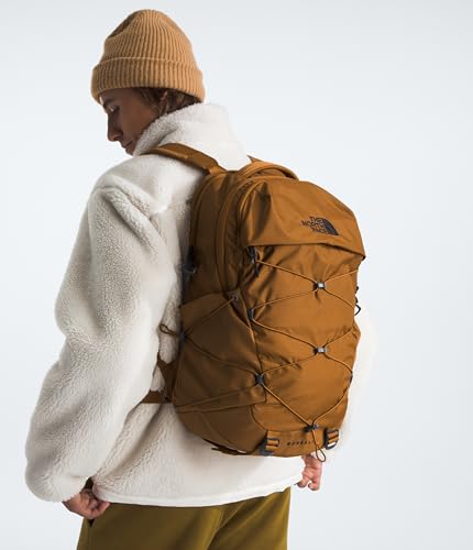 Image of The North Face Borealis Commuter Laptop Backpack - Water Repellent, Laptop Sleeve, Large Main Compartment, Timber Tan /TNF Black, One Size
