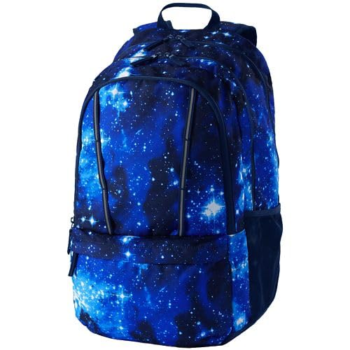 Lands' End Kids' ClassMate Blue Galaxy Space Small