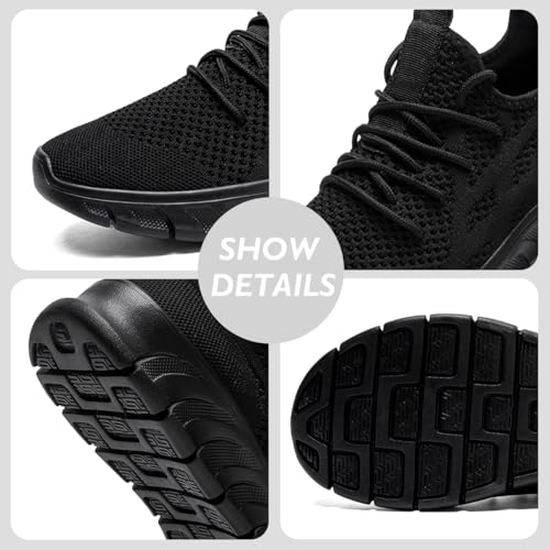 Image of Mens Running Tennis Casual Walking Shoes Fashion Athletic Gym Sports Sneakers for Men Breathable Lightweight Comfortable Shoes