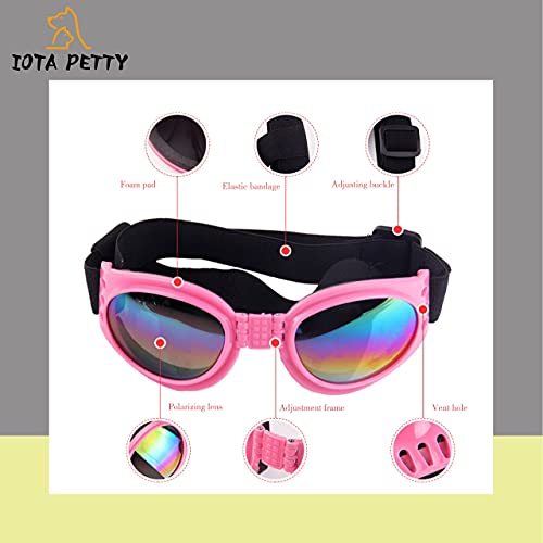 NW Dog Goggles Pet Sunglasses Adjustable Folding Eye Wear UV Protection Windproof Polarized Sunglasses for Dogs About… - Image 5