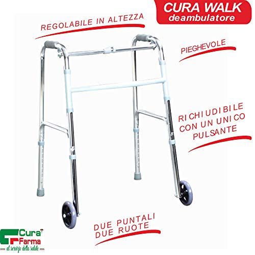 Entsafter für ältere Menschen – Original Cura Farma (Rollator 2 Spitzen und 2 feste Räder)