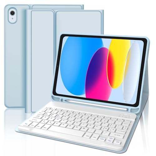 [2025年進級版] iPad 第10世代 キーボード付きケース 超軽量 薄型 Amazon | [2025年進級版] iPad 第10世代 キーボード付きケース