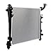 ECCPP 13200 Radiator for 2011-2014 Dodge for Durango 3.6L 2011-2015 2017-2020 for Dodge Durango 5.7L 2018-2020 Dodge Durango 6.4L 2011-2015 for Jeep Grand Cherokee 3.6L Aluminum Core Radiator Assembly