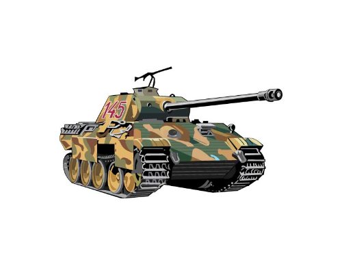 Military Wall Decals - Desert CamoTank - 12 inch Removable Graphic