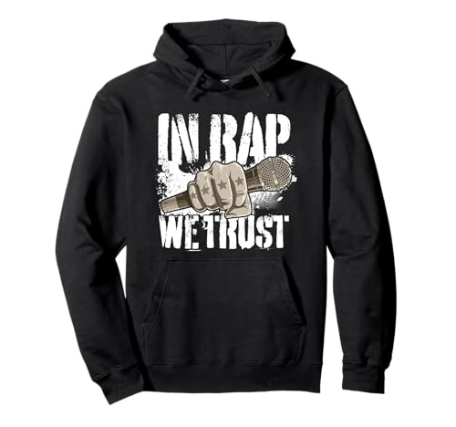 Cadeau pour rappeur et amateur de hip hop In Rap We Trust Sweat à Capuche