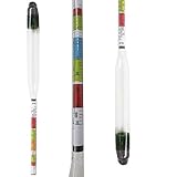 Homebrew Labs Beer Gravity Triple Scale Hydrometer for Beer Brewing and Wine Making
