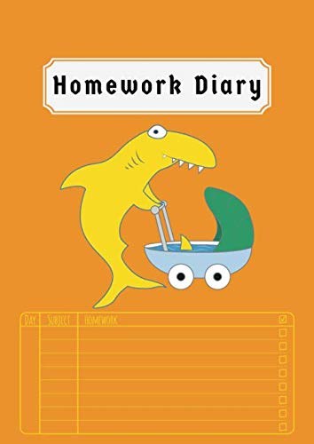 Homework Diary: For School and Kids | Homework Planner | 2020-2021 | Back to School Notebooks A4 | 5 Day Week | 100 Pages | Orange