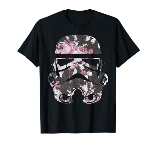 Star Wars Stormtrooper Floral Helmet T-Shirt