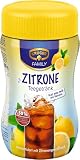 Krüger Teegetränk Zitrone, 8 Liter Ergiebigkeit, 5er Packung (1 x 400 g Dose)