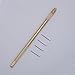 Lace Wig Ventilating Needle with Brass Holder Wig Making Needle Kit 1Pc Holder with 4Pcs Needle(1-1,1-2,2-3,3-4)