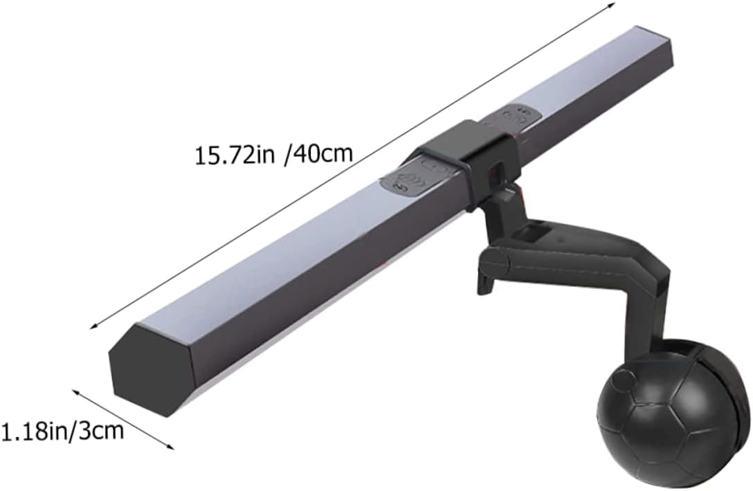 balacoo Monitor Lamp Bar Computer Screen Light Led Desk Lighting Easy Install 180° Swivel Height Angle Adjust Study Office