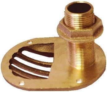 Bronze Thru-Hull Scooper with Nut (Size: 1 1/2")