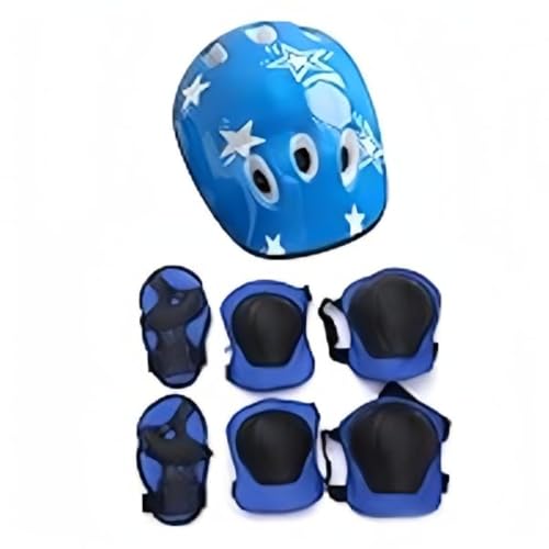 RBW TOYS 7PCS/SET Universal Children Kids Protective Gear Set Comfortable Scooter Skate Roller Cycling Knee Pads Elbow Pads Set