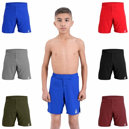 2BOLD Meninos Shorts De Mma Para Luta Agarrada, Jiu-Jitsu, Treinamento Cruzado Sem Kimono, Muay Thai