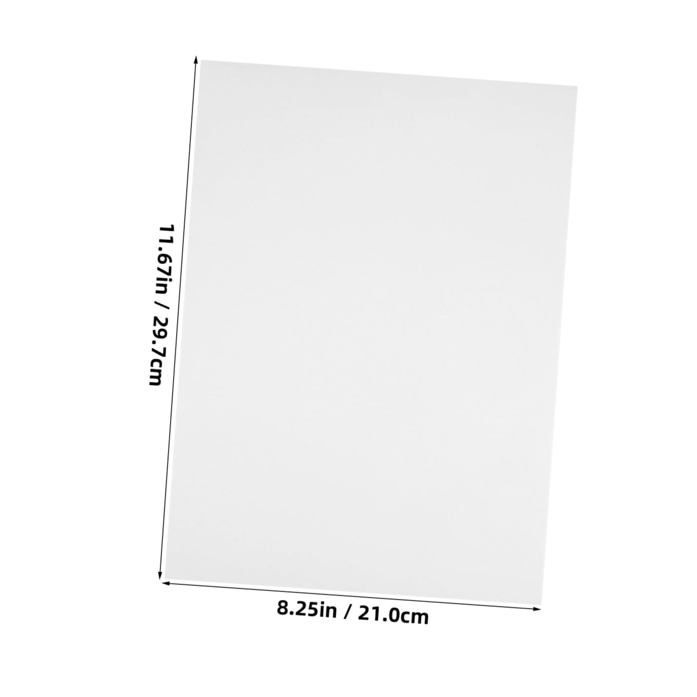 Feuilles Magnétiques Imprimables Format A4 pour Photos et Affiches Blanc Mat 10 Feuilles