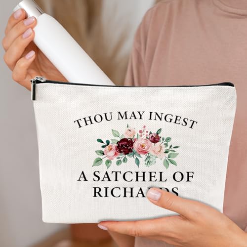 Funny Gifts Makeup Bag Humor Sarcastic Cosmetic Bag for Women Friend Coworker Bestie Sister Girl Teen Social Worker Leader Mom Teacher Therapist Saying Joke Graduation Birthday Christmas3