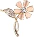 NZDY Broche Mode Pin Femmes Beauté Lady Brooches Exquisite Vêtements Costume Manteau Pins D'Or Strass Fleur Pins Cadeaux D'Anniversaire Broche Nuptiale Pin