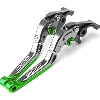 Leva Freno E Frizione CNC Regolabili Per Kawasaki Z900 (2025) – Coppia In Alluminio Anodizzato, Colore Verde