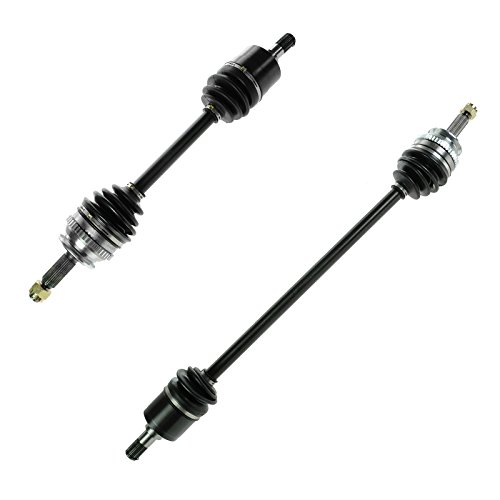image for TRQ Front Driver and Passenger Side CV Axle Assembly Set Neoprene Boot