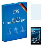 atFoliX Schutzfolie kompatibel mit Medion LIFETAB P10612 MD61224 Folie, ultraklare FX Bildschirmschutzfolie (2X)