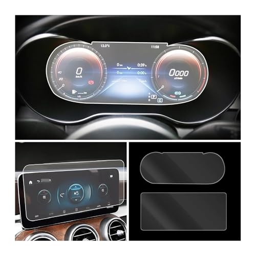 Film de protection en verre trempé anti-rayures pour GPS Mercedes Classe GLC