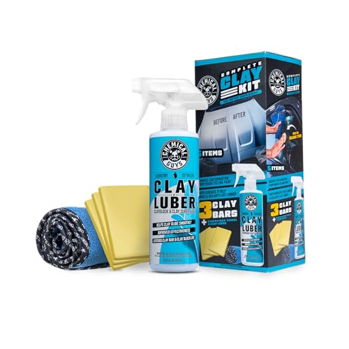 Chemical Guys Complete Clay Kit, Paint Restoration Kit for Cars,