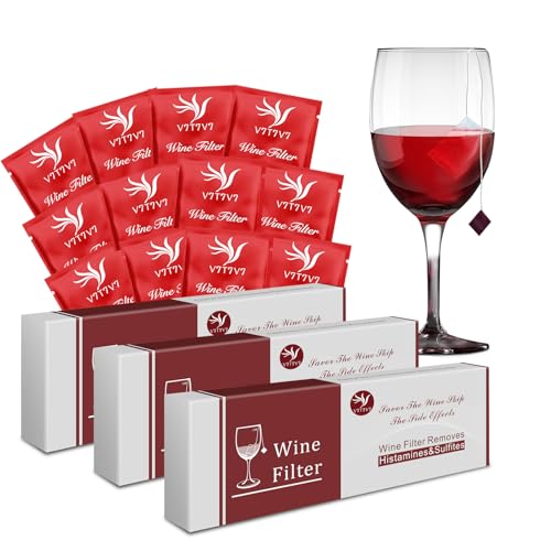 36 Pack Wine Purifier, Wine Filters that Remove Histamines and
