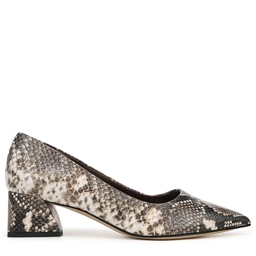 Franco Sarto Womens Racer Pointed Toe Block Heel Pump Roccia Snake 9 M by Franco Sarto - Image 6