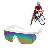 lentes uv400 protección ✐Gafas de sol con estilo: las gafas de sol deportivas polarizadas cuentan con un aspecto elegante y colores populares, que son adecuados para hombres o mujeres. Las almohadillas nasales blandas ajustables se adaptan perfectamente a todas las formas de la cara.