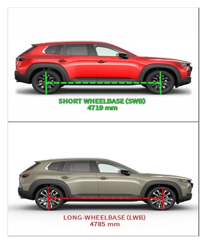 Déflecteurs de vitre pour Mazda CX-50 2023+ | Kit de 6 visières de protection - 2