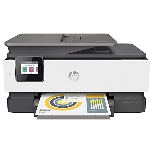HP All-in-One Wireless Bluetooth Color Inkjet Printer Scanner Copier for Home Business Office, Up to 1200 Resolution dpi, Dual-Band WiFi, Icon LCD Display, USB, White, Printer Cable