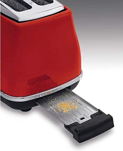 De'Longhi Icona Classics CTO2003.R - 2-Slice Toaster, Red color