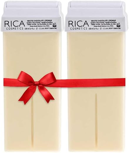 Rica White Chocolate Roll-On Painless Hair Removal Refill Wax For Men &amp; Women| Quick &amp; Easy Tan Removal Waxing for Normal ...