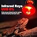 MIXJOY 100W Infrared Heat Lamp Bulbs, 2 Pack Reptile Infrared Heat Emitter Red Heat Lamp Bulbs Infrared Basking Light Bulbs for Reptiles, Bearded Dragon, Lizard, Tortoise, Chickens, Pets